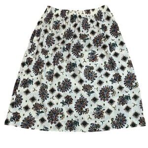 BonWorth Vintage Paisley Print Midi Skirt Size Large